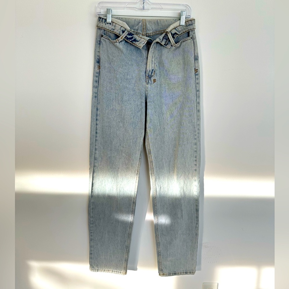 Ksubi Denim Undone Playback Straight Leg Blue Jeans Size 25